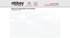 Desktop Screenshot of abbeymotorgroup.com